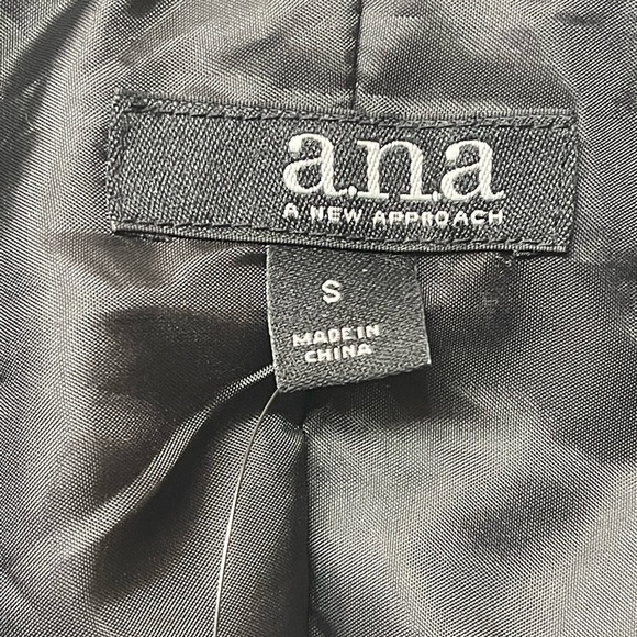New Ana a new aprobach black leather jacket size small - Picture 12 of 15